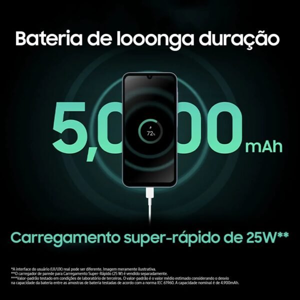 Samsung Galaxy A25 5G Dual SIM azul, 256GB, 8GB RAM - Imagem 5
