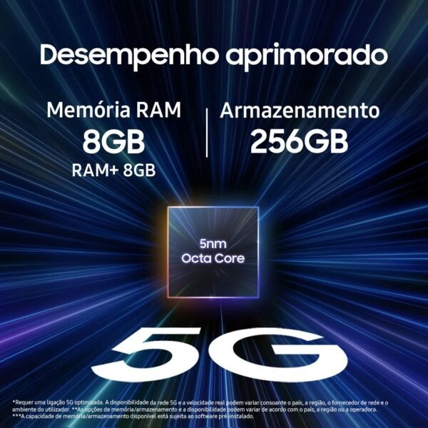 Samsung Galaxy A25 5G Dual SIM azul, 256GB, 8GB RAM - Imagem 4