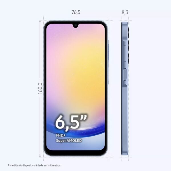 Samsung Galaxy A25 5G Dual SIM azul, 256GB, 8GB RAM - Imagem 2