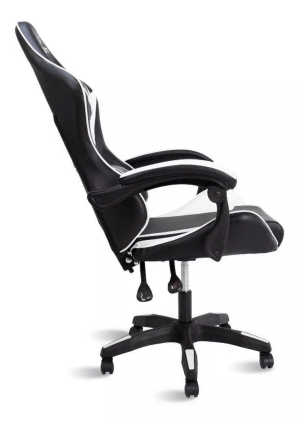 Cadeira Gamer Preto/Branco Healer Lancer Giratória - Imagem 6