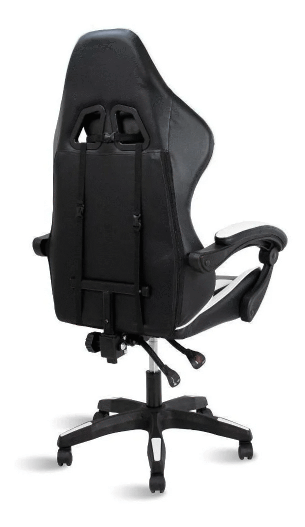 Cadeira Gamer Preto/Branco Healer Lancer Giratória - Imagem 4