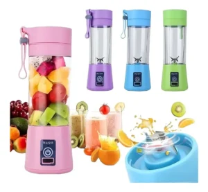 Mini Liquidificador Portátil Usb Recarregável Verde