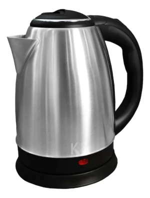 Chaleira Jarra Elétrica Inox Prateada 220v E 110v 1.8litros