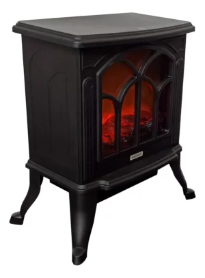 Aquecedor elétrico Nagano Nael lareira retrô chama 3d residencial 127v