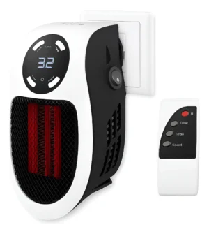 Mini Aquecedor De Ambiente Elétrico Tomada Portátil 220v