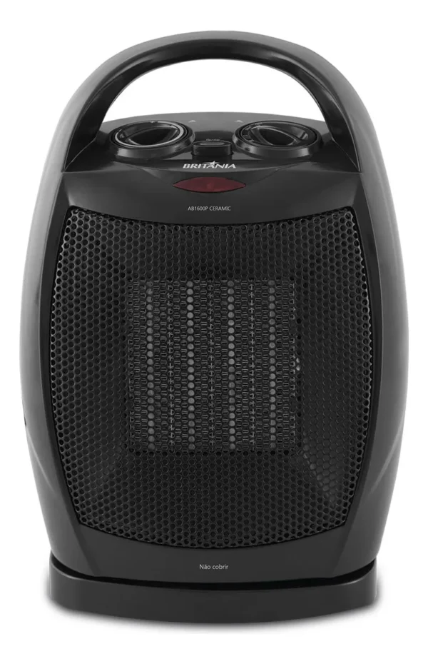 Britânia Ab1600p Ceramic aquecedor 2 em 1 220v preto